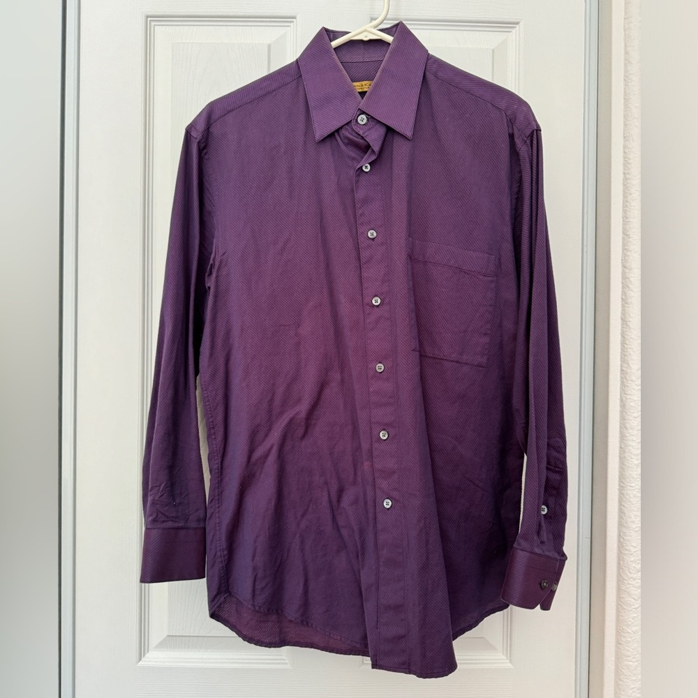 Donna Karen/DKNY purple dress shirts bundle.